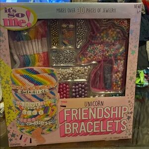 Unicorn Friendship Bracelets Kit - Rainbow and Pink